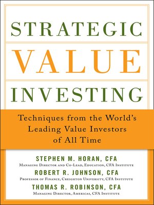 cover image of Strategic Value Investing